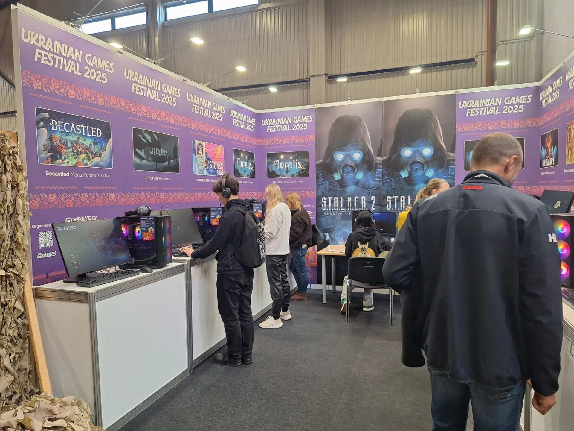 Зона Ukrainian Games Festival на конференції GameOn 2025