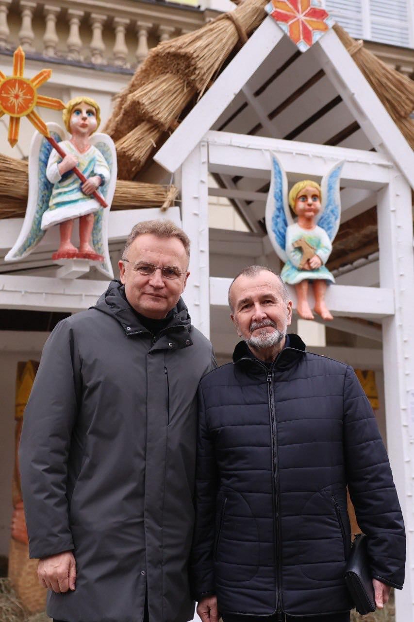 Садовий з ексмером Херсона Володимиром Миколаєнком