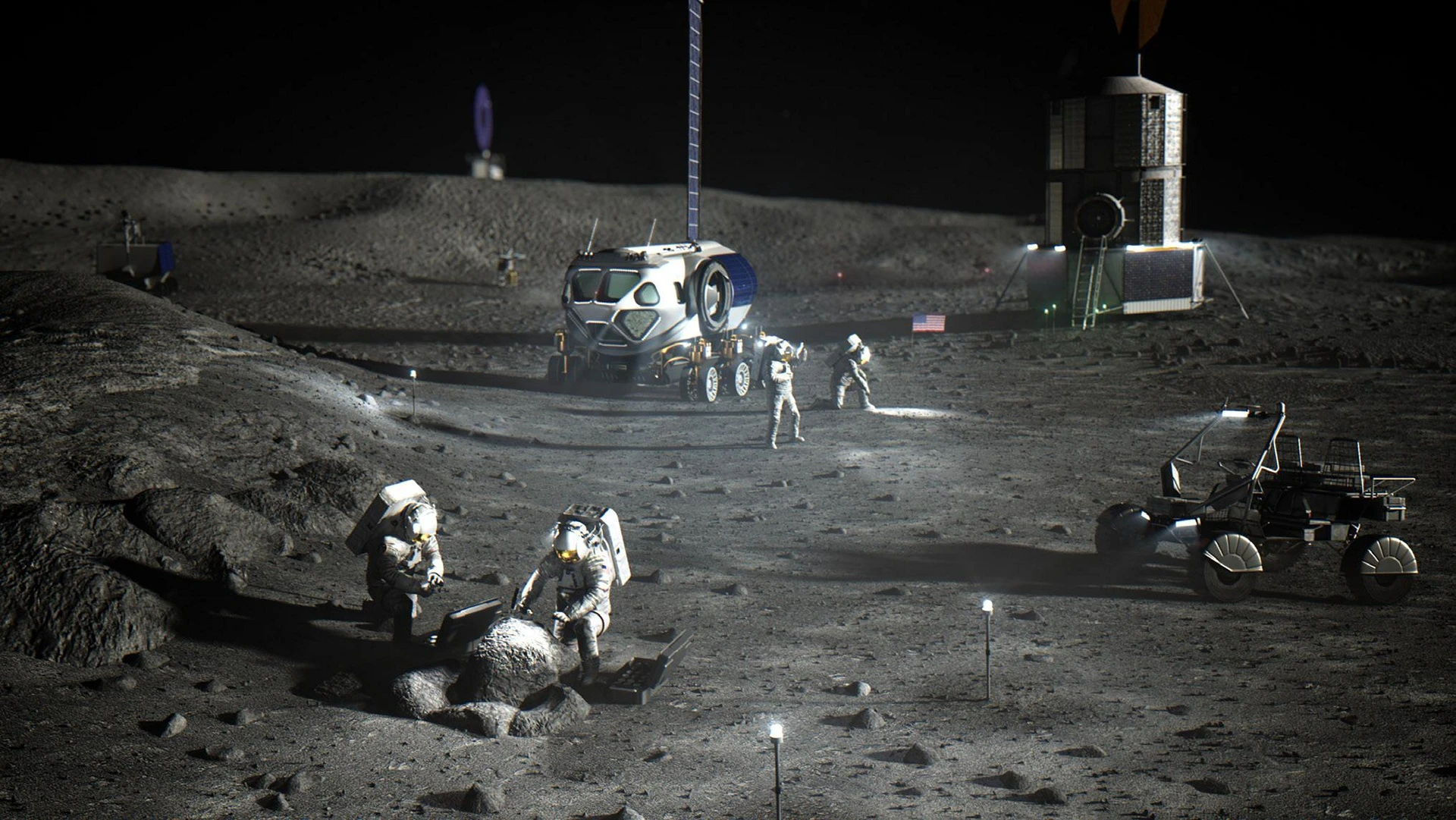 Концепт місячної бази Artemis Base Camp, 2020 рік