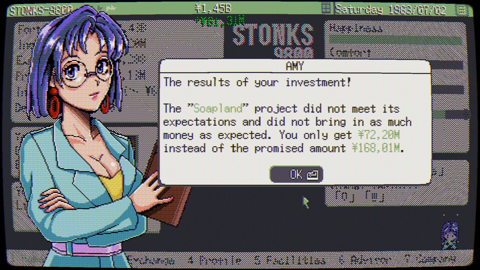 Кадр з гри STONKS-9800