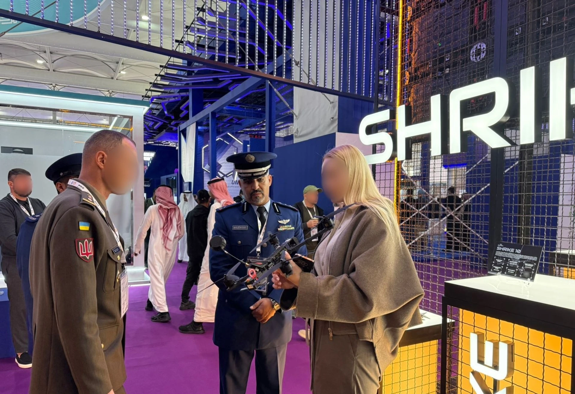 Стенд компанії SkyFall на виставці World Defence Show 2026