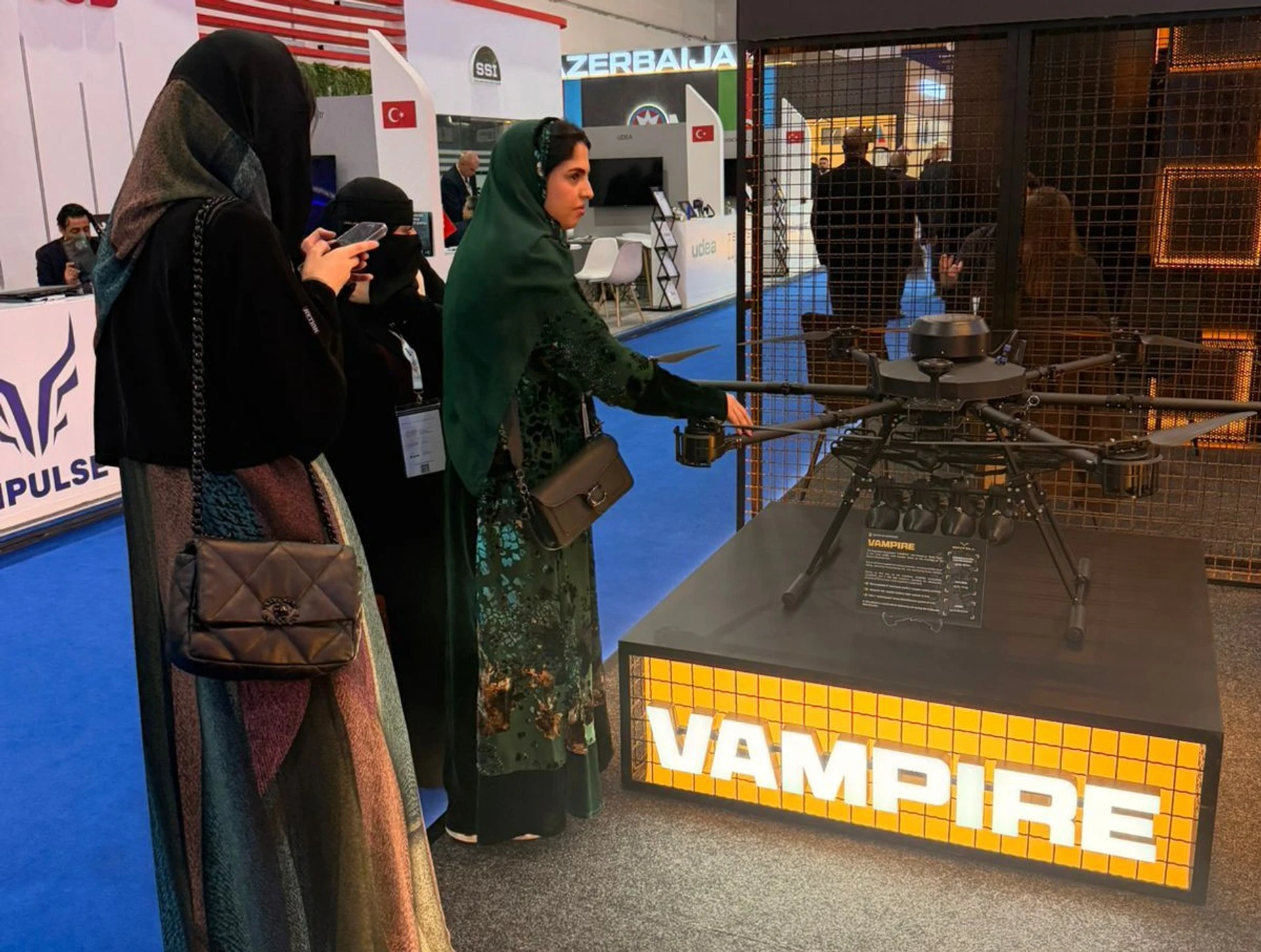 Дрон Vampire на виставці World Defence Show 2026