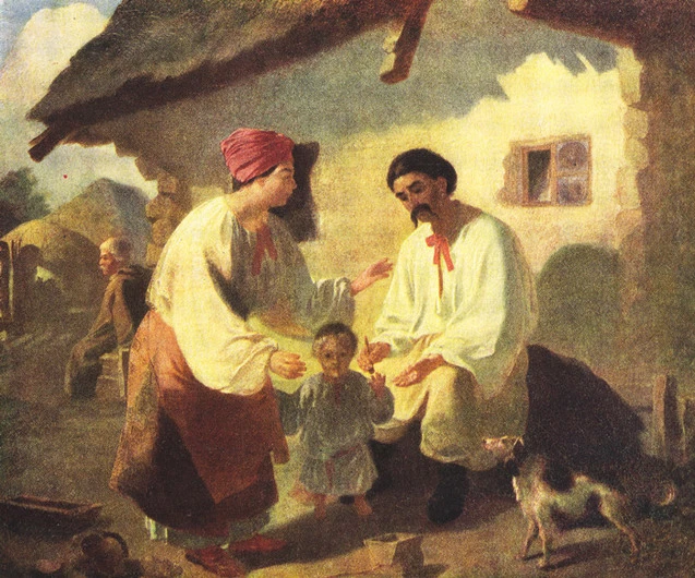 «Селянська родина», 1843 рік