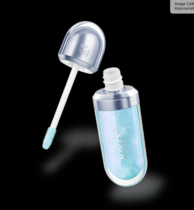 Блиск для губ 3d Hydra Lip Gloss – Limited Edition, відтінок 51 Frozen Light Blue, Kiko Milano