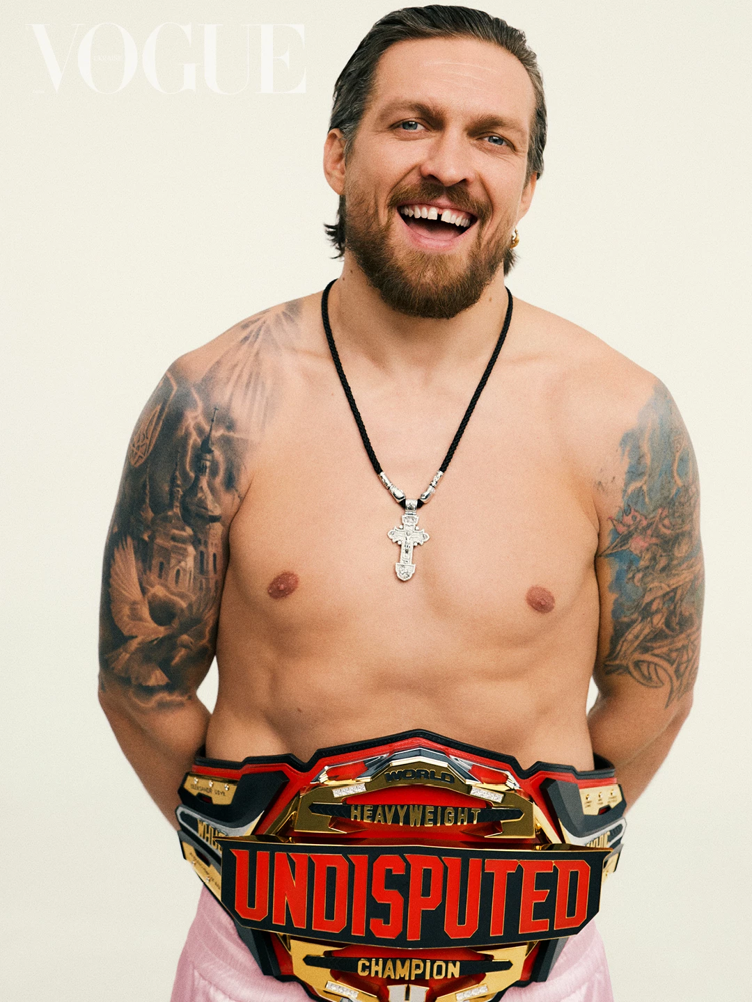 Boxing shorts, Oleksandr Usyk’s own