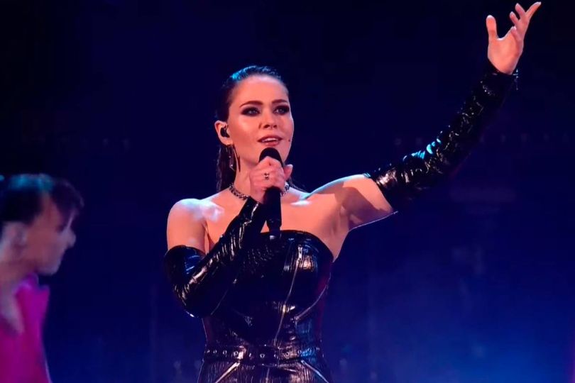 Юлія Саніна на сцені Євробачення