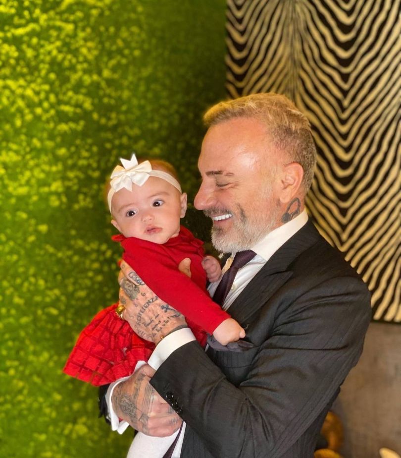 Джанлука Ваккі з донькою Блакитною Єрусалимою