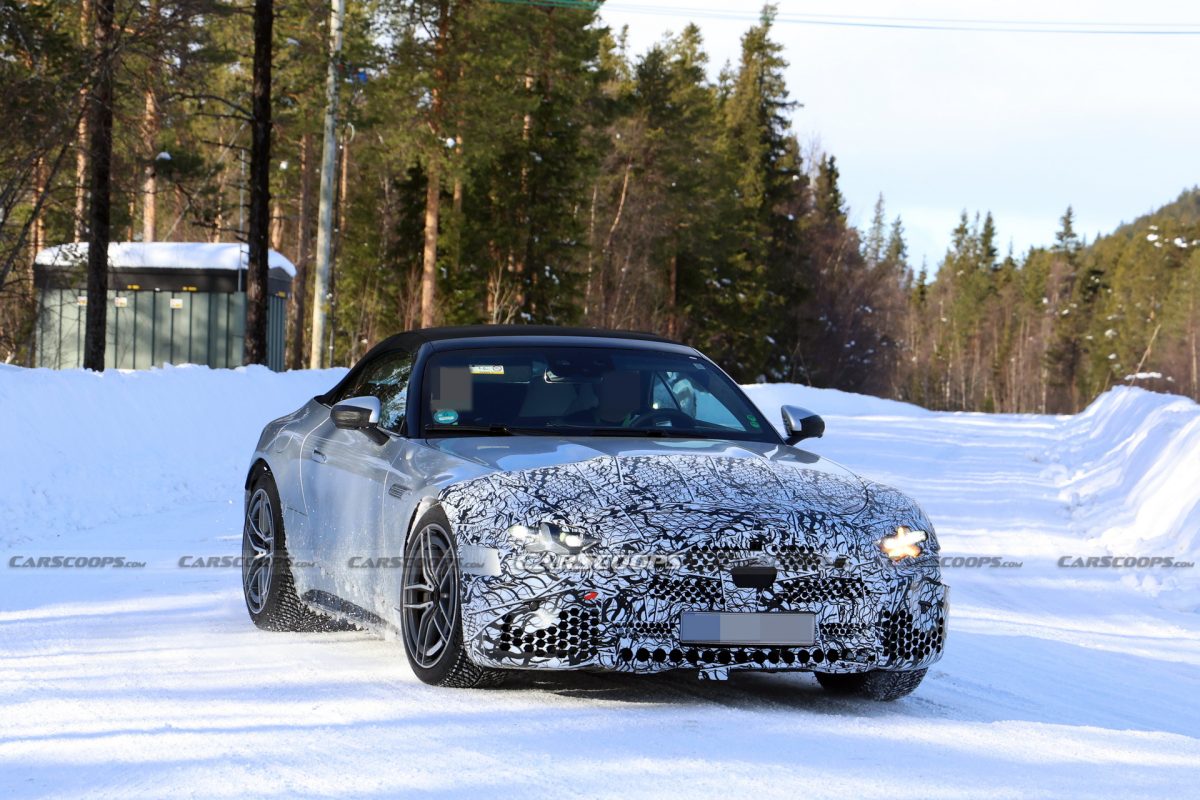 Шпигунські фото оновленого Mercedes-Benz SL