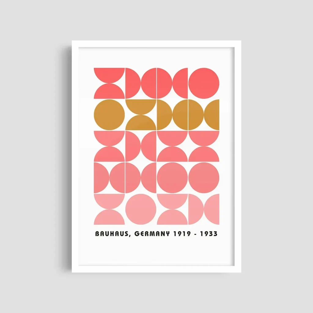 Постер Roomy у білій рамі "Modern Blocks"