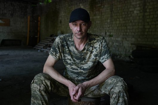 Військовослужбовець 128-ї ОВМБр Андрій