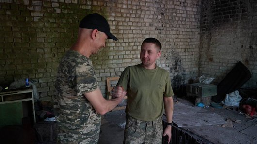 Військовослужбовці 128-ї ОВМБр Андрій та Ігор