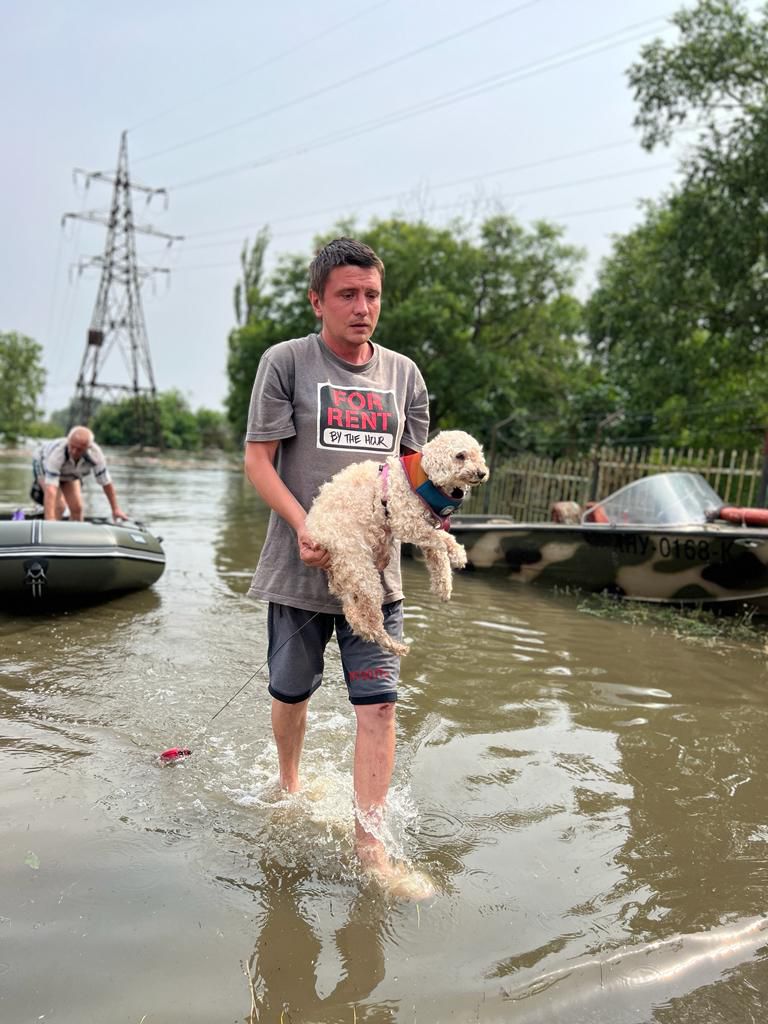 Порятунок тварин / Фото з архіву Романа Мрочка