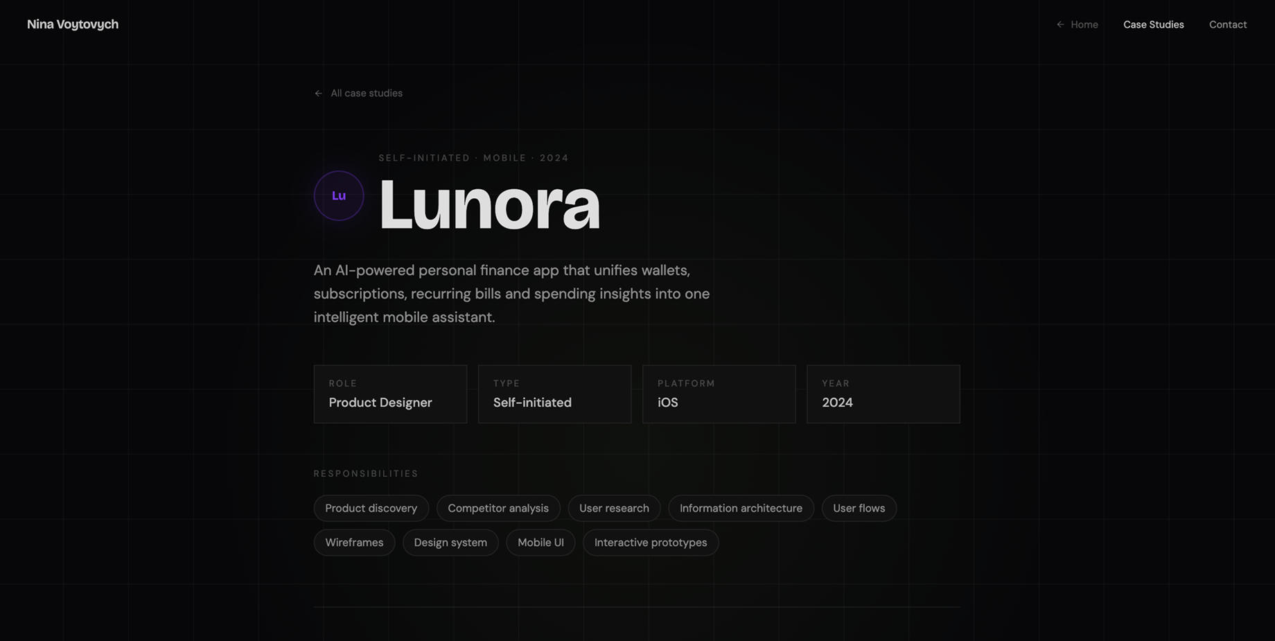 Новий кейс інтегровано в існуючу структуру портфоліо без зміни стилю сайту.