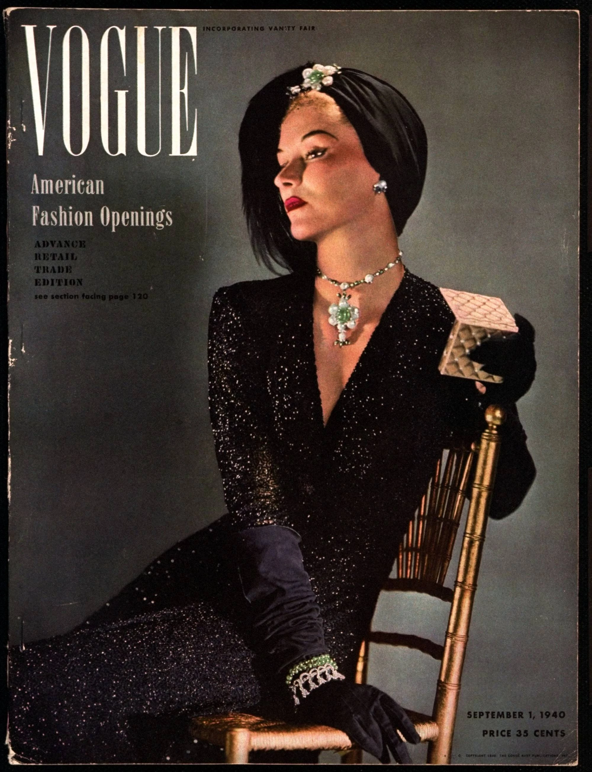 Обкладинка Vogue, вересень 1940. Фото: Horst P. Horst/Conde Nast via Getty Images