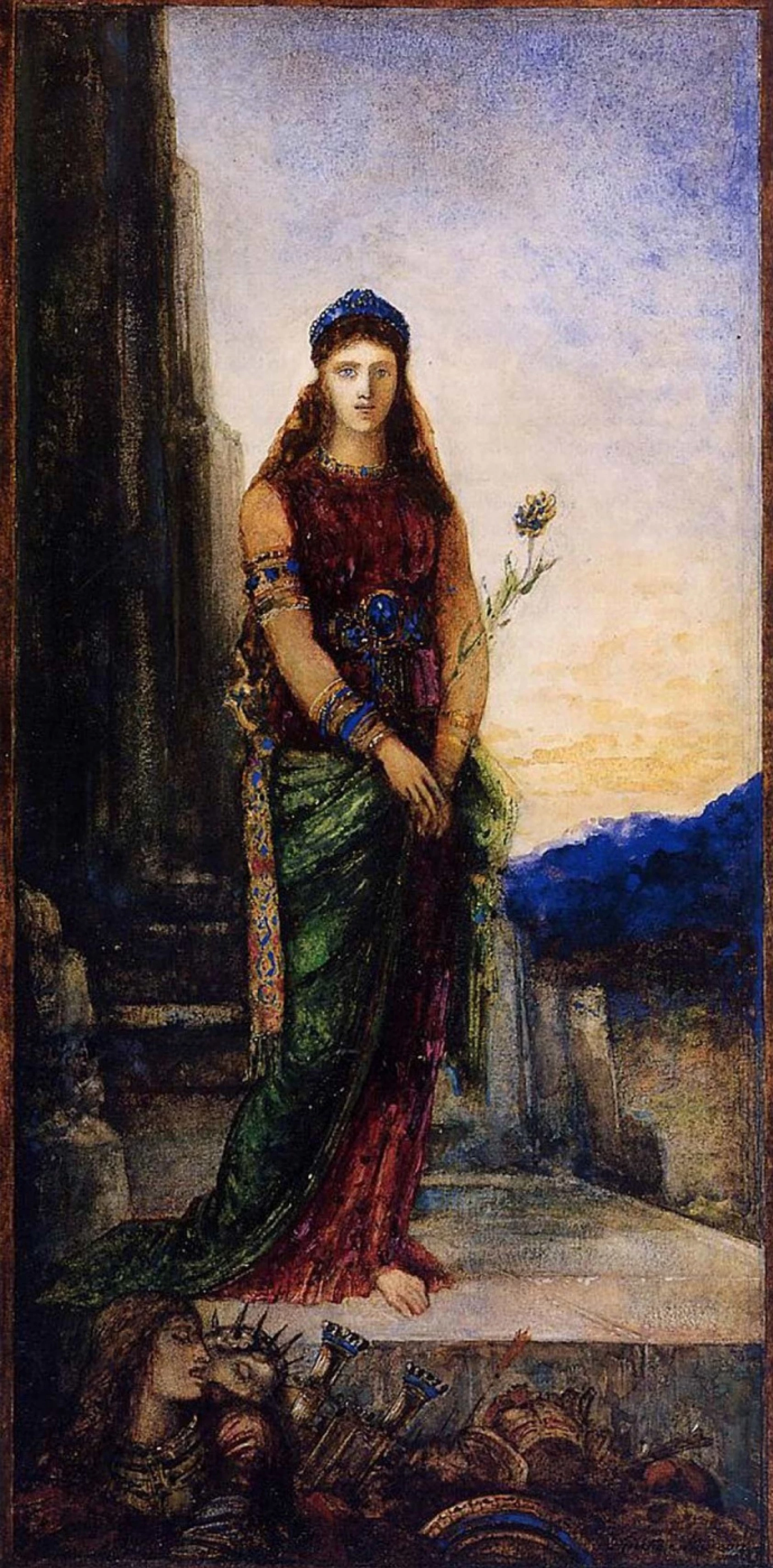 Єлена на стінах Трої, 1885