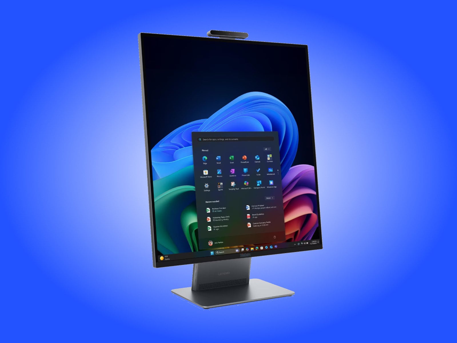Lenovo ThinkCentre X AIO Aura Edition з унікальним дизайном моноблока
