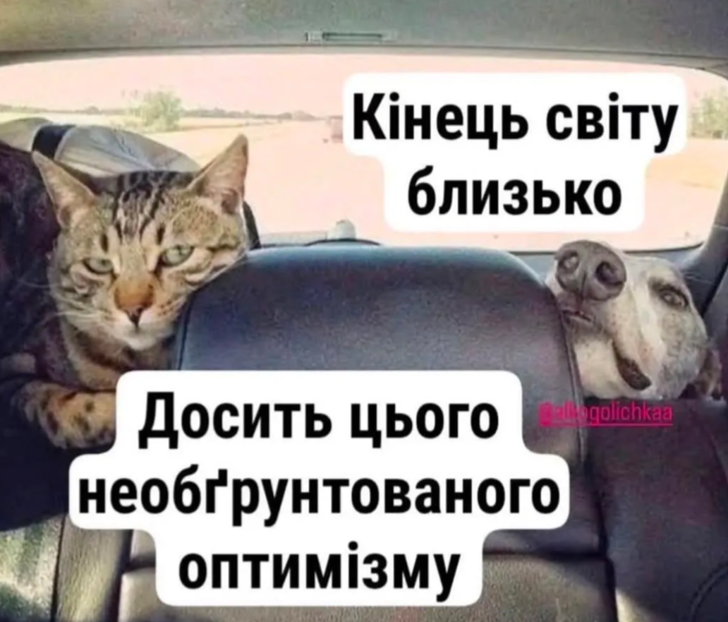 'Все буде добре, але не у нас': Київ та область описують свій стан останніх днів мемами - фото 905083