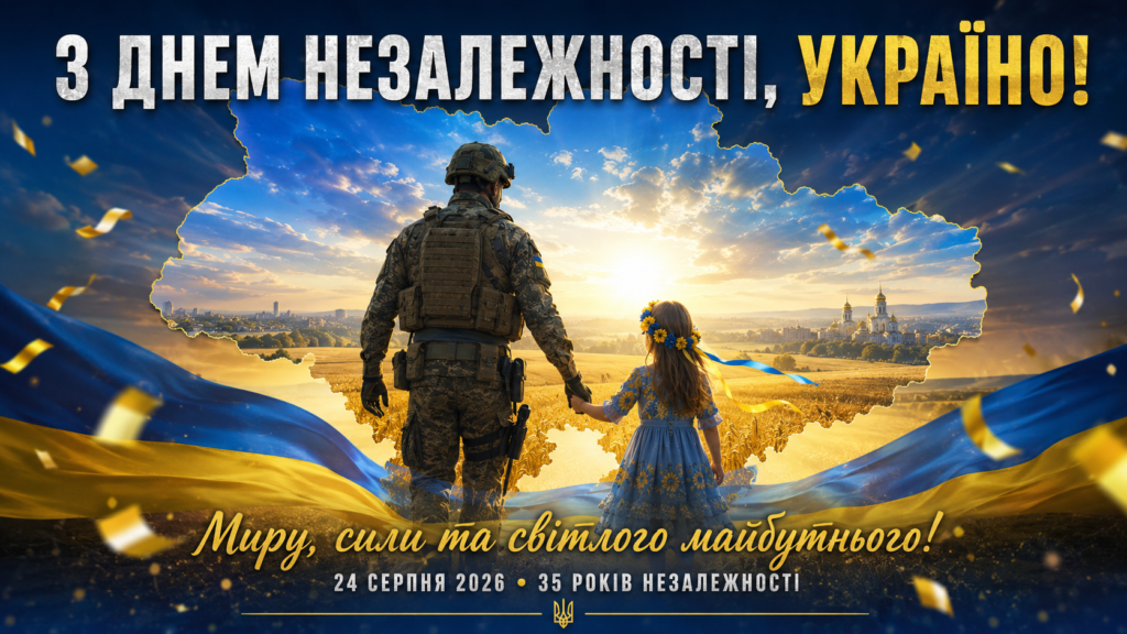 Патріотичні привітання на 24 серпня