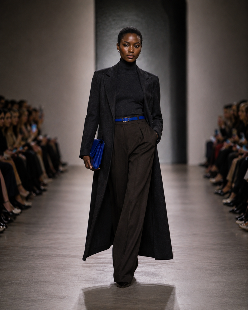 Кобальт як маленький акцент
Натхнення Dries Van Noten