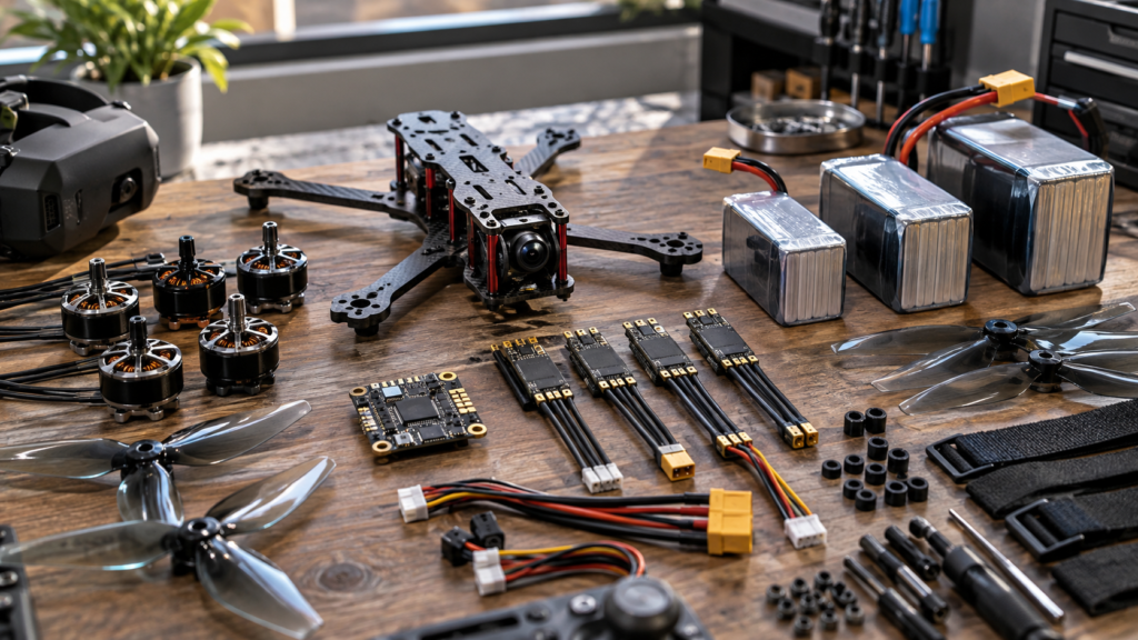 Як правильно підібрати компоненти FPV-дрона під робочу напругу 6S, 8S і 12S