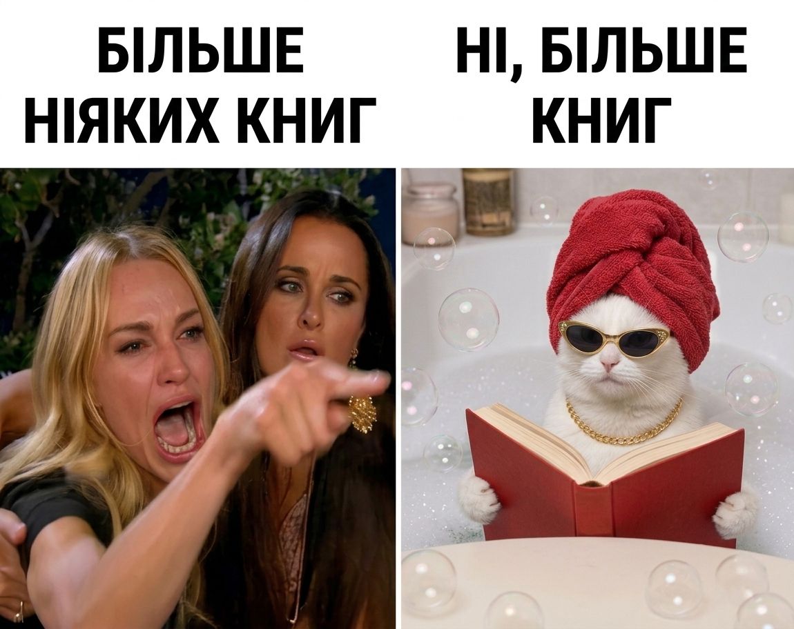 Літературні меми, які зацінять усі, хто не уявляє свого життя без книг