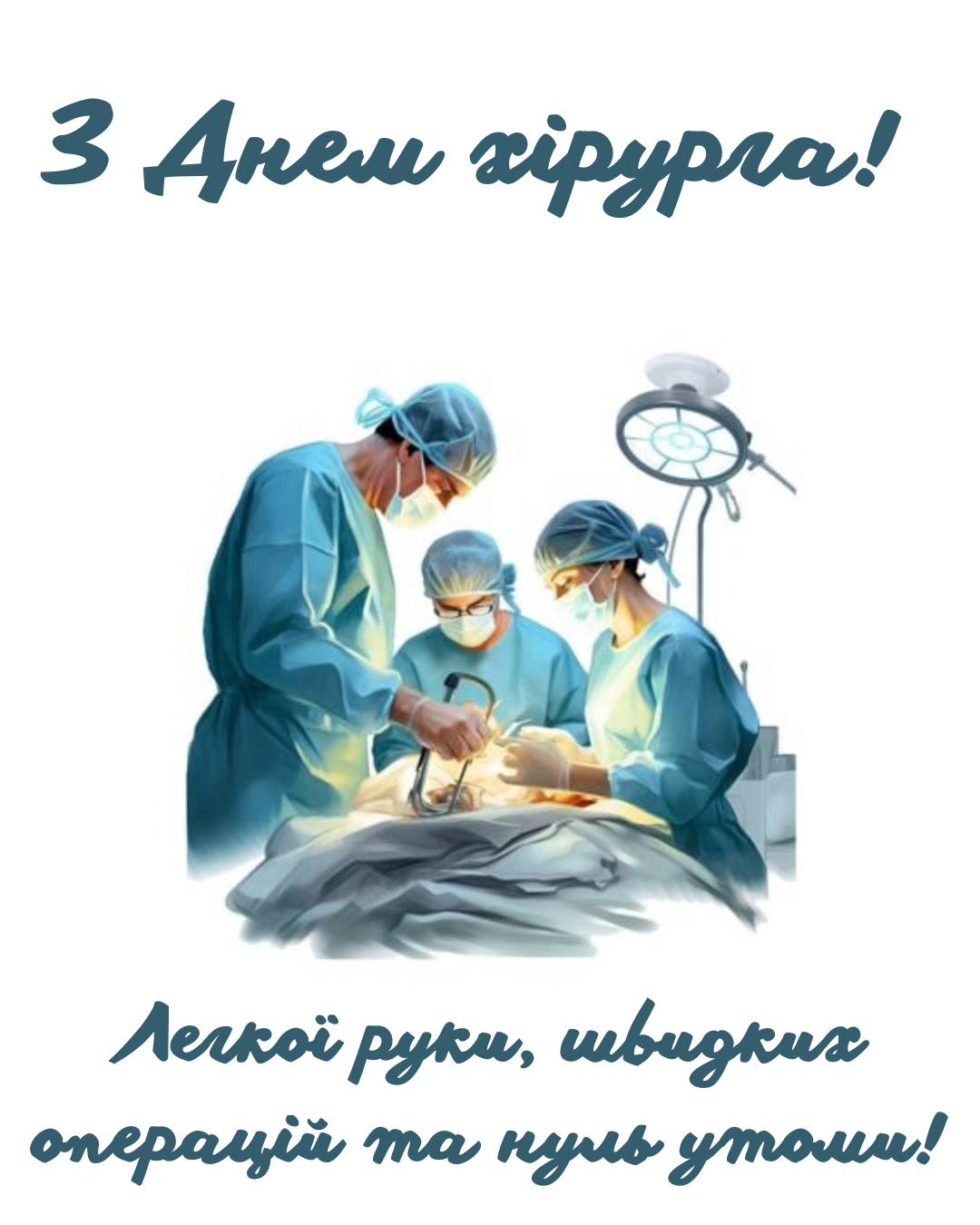привітання з Днем хірурга своїми словами