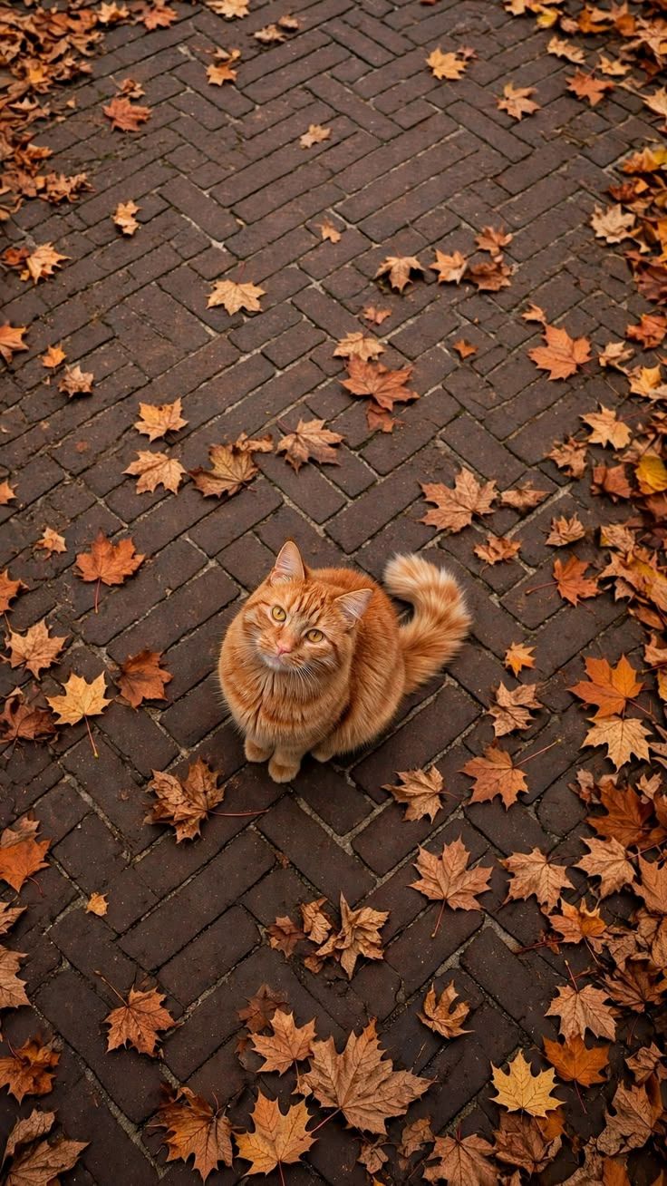 15 руденьких котиків, які ідеально передають осінній настрій - фото 912322