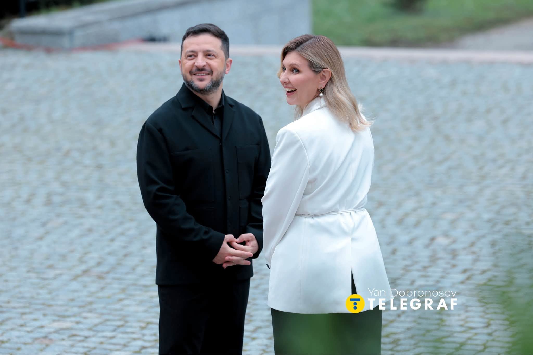 Володимир та Олена Зеленські Володимир та Олена Зеленські